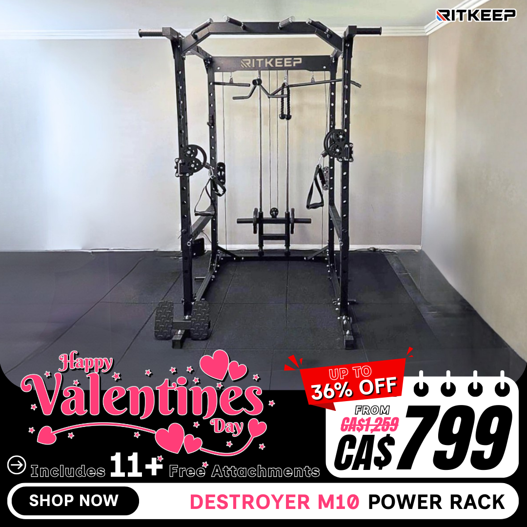 RitKeep Fitness Facebook ad: Train Stronger Together This Valentine's Day