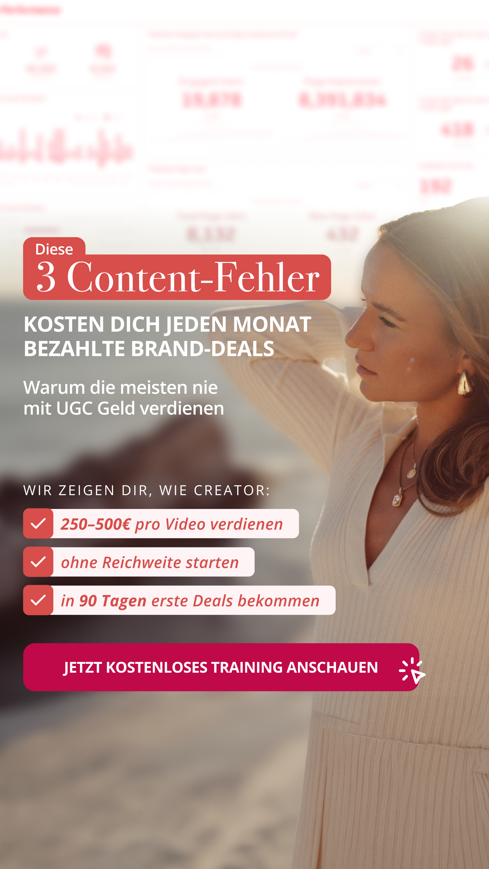 Alinas Creator Club Facebook ad