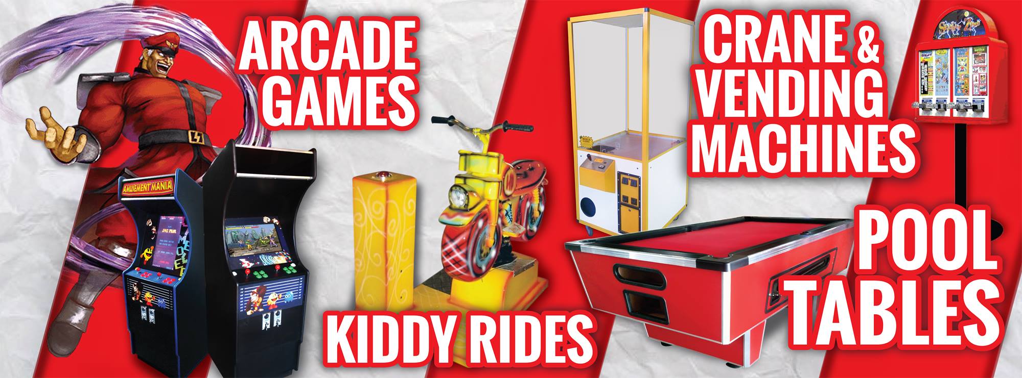 Amusement Warehouse Facebook ad: WARNING. THERE IS A COMPANY POSING AS AMUSEMENT…