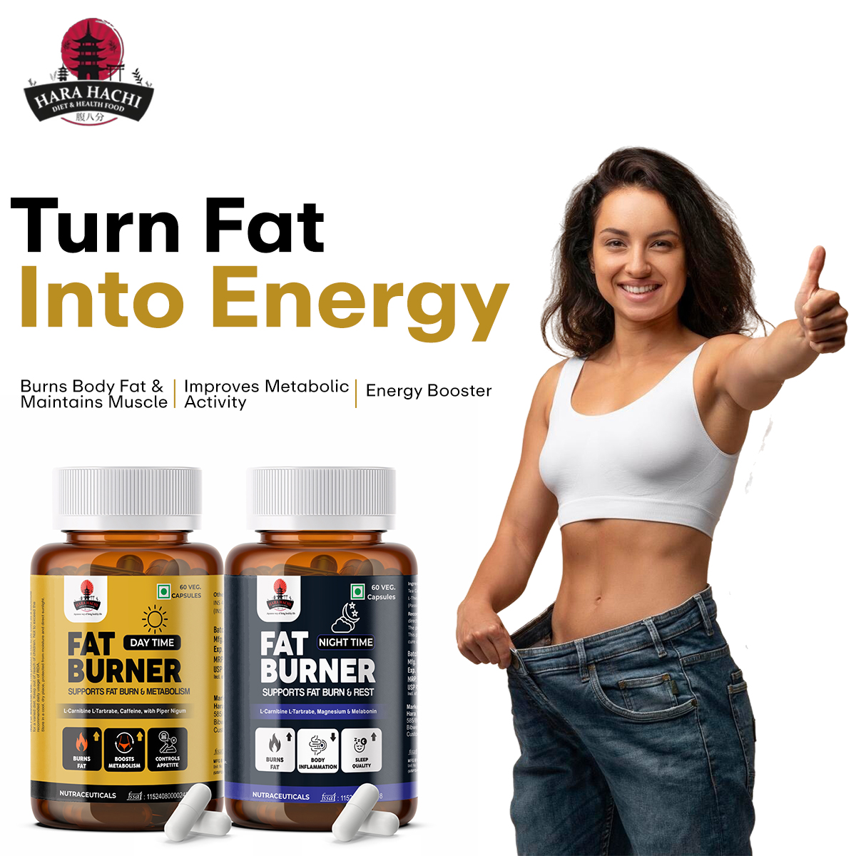 Hara Hachi Facebook ad: Struggling with stubborn fat no matter what you…