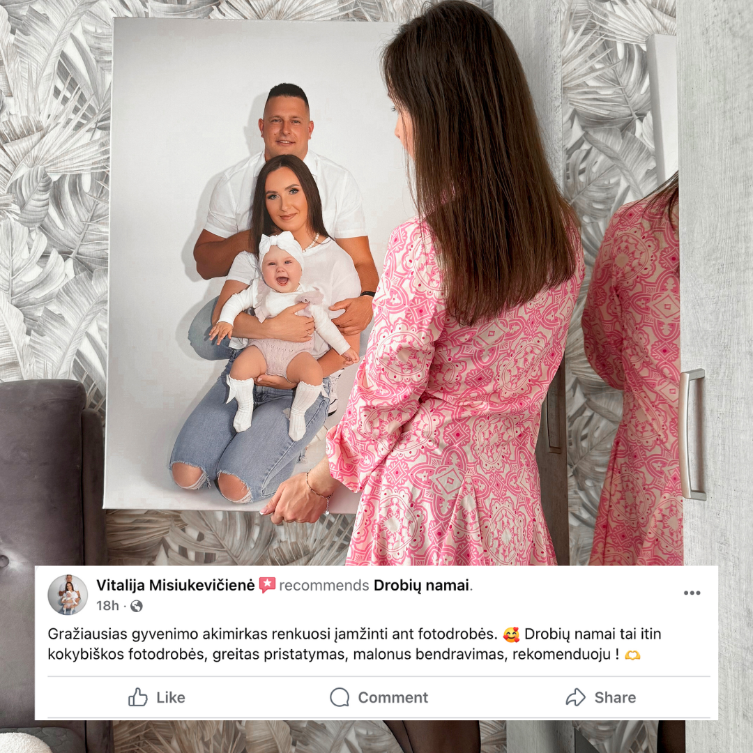 Drobių namai Facebook ad