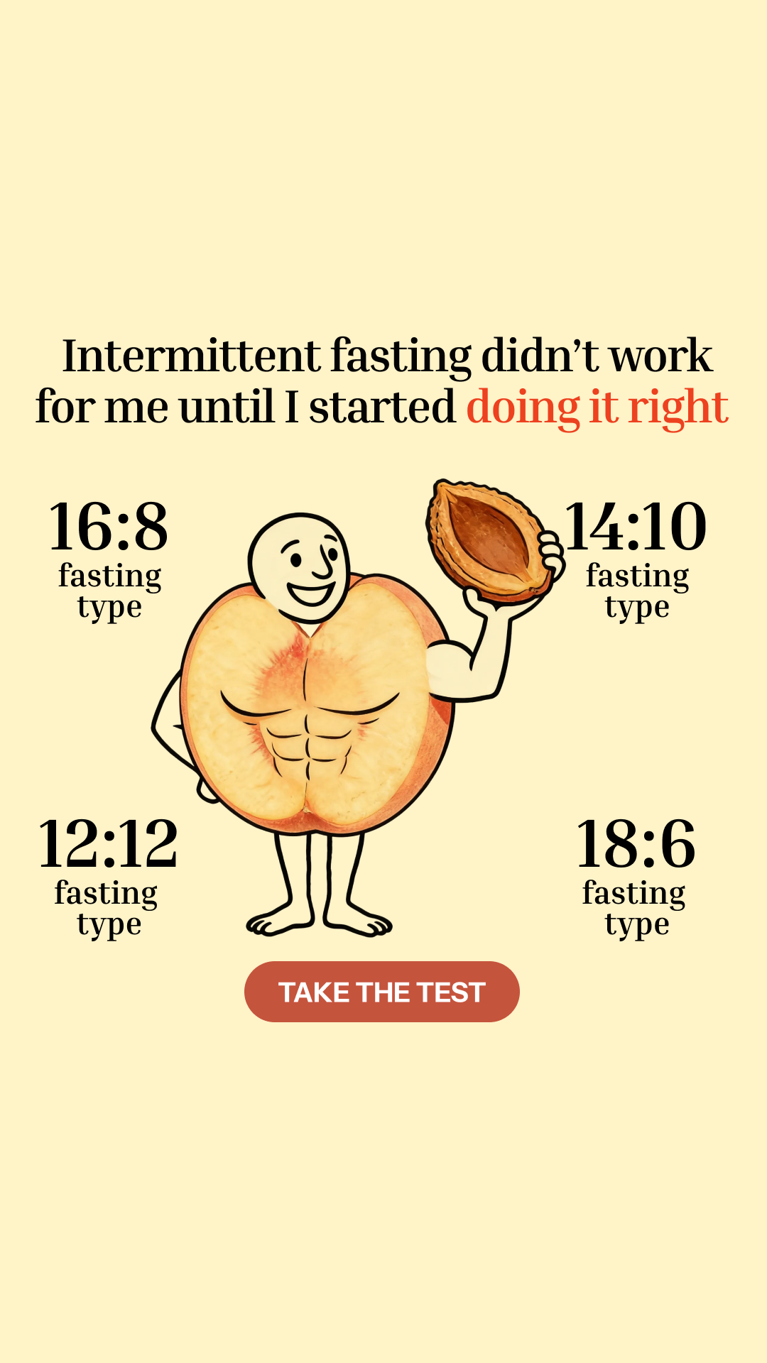 Simple Fasting App Facebook ad
