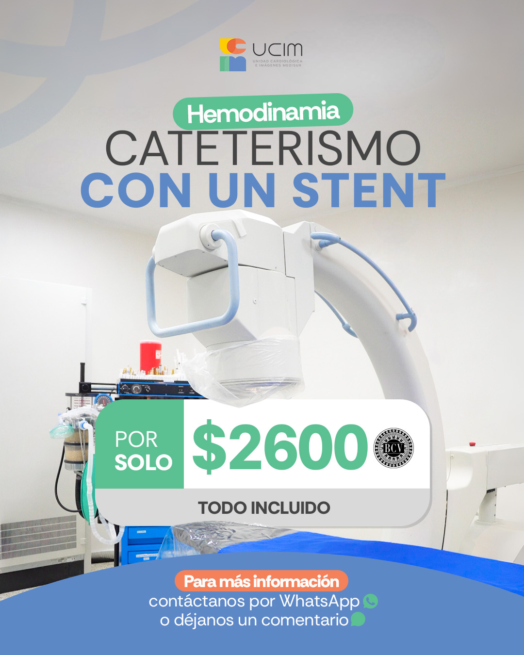 UCIM Facebook ad: Escríbenos