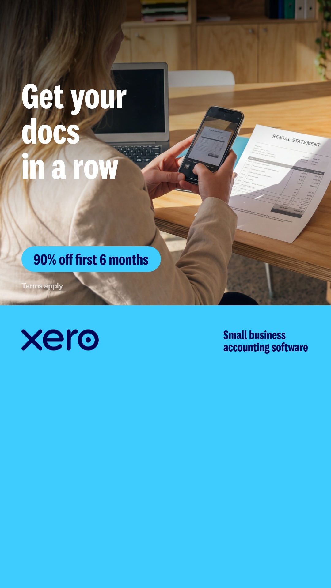 Xero Facebook ad
