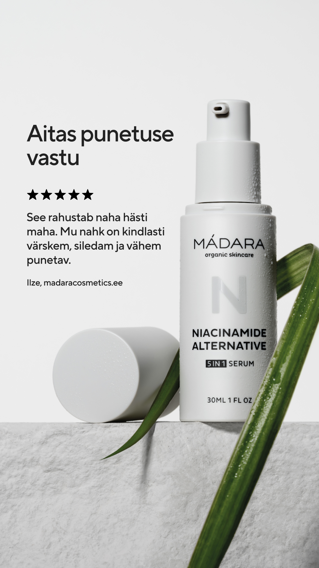 Mádara Organic Skincare Facebook ad