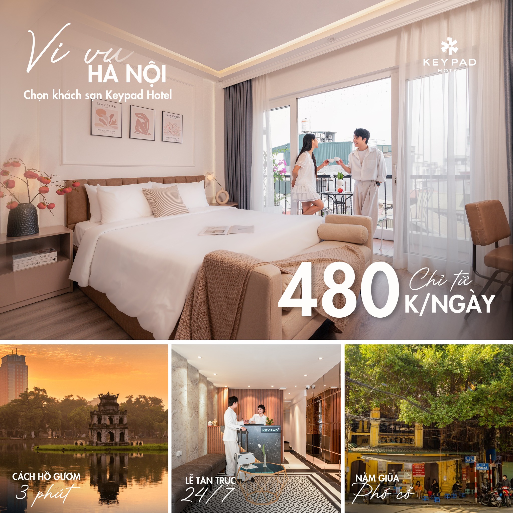 Keypad Hotel Facebook ad
