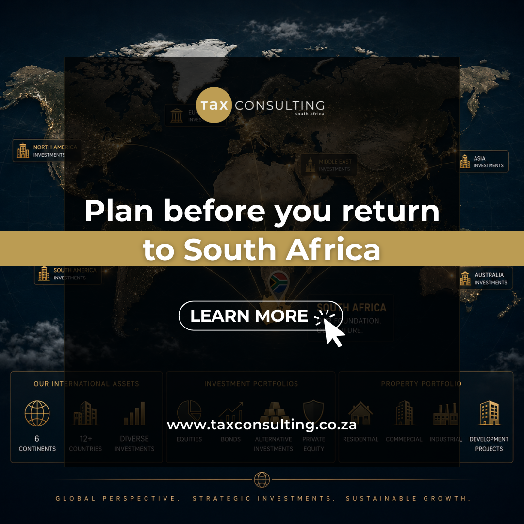 Tax Consulting South Africa Facebook ad