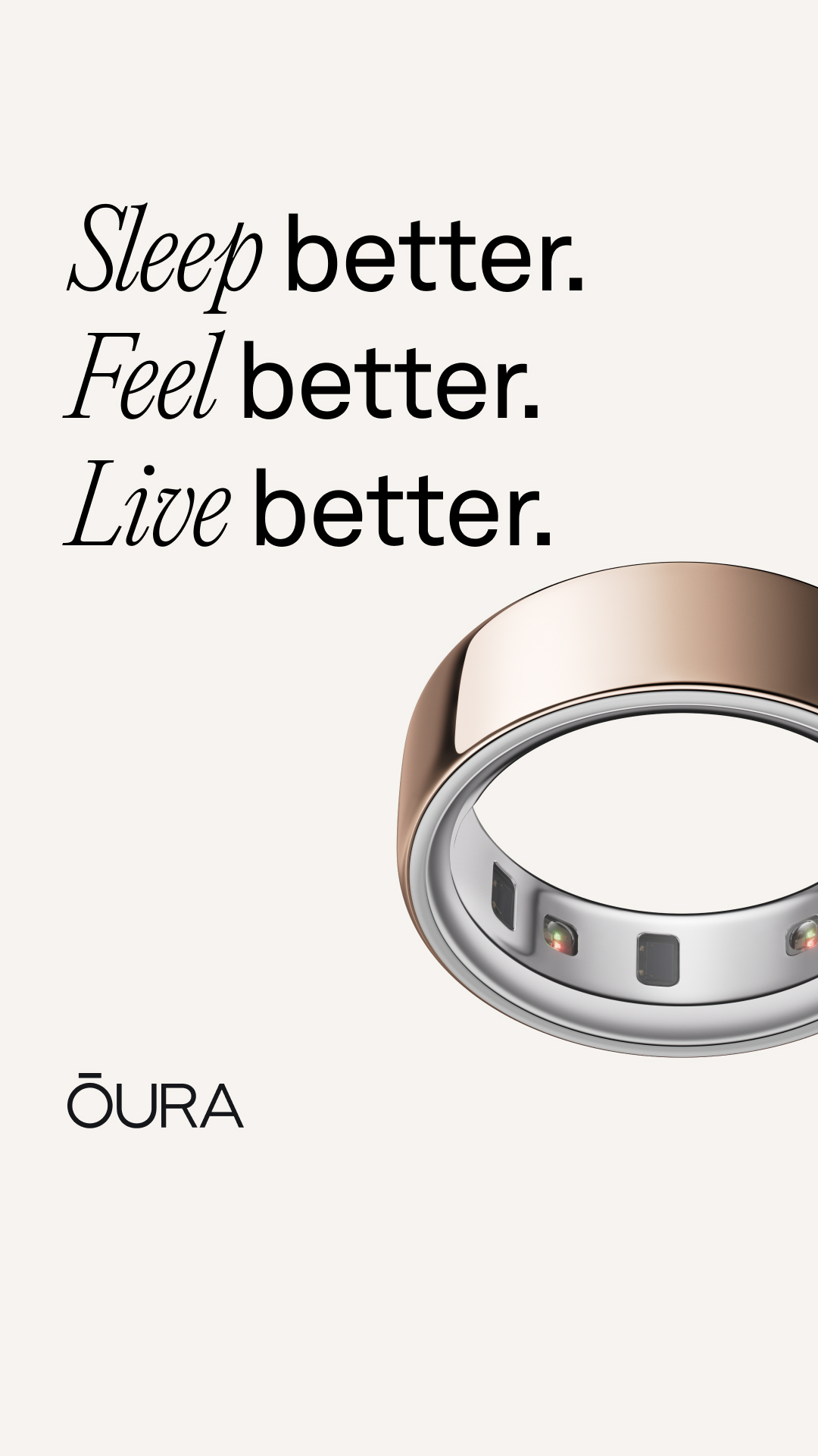 ŌURA Facebook ad