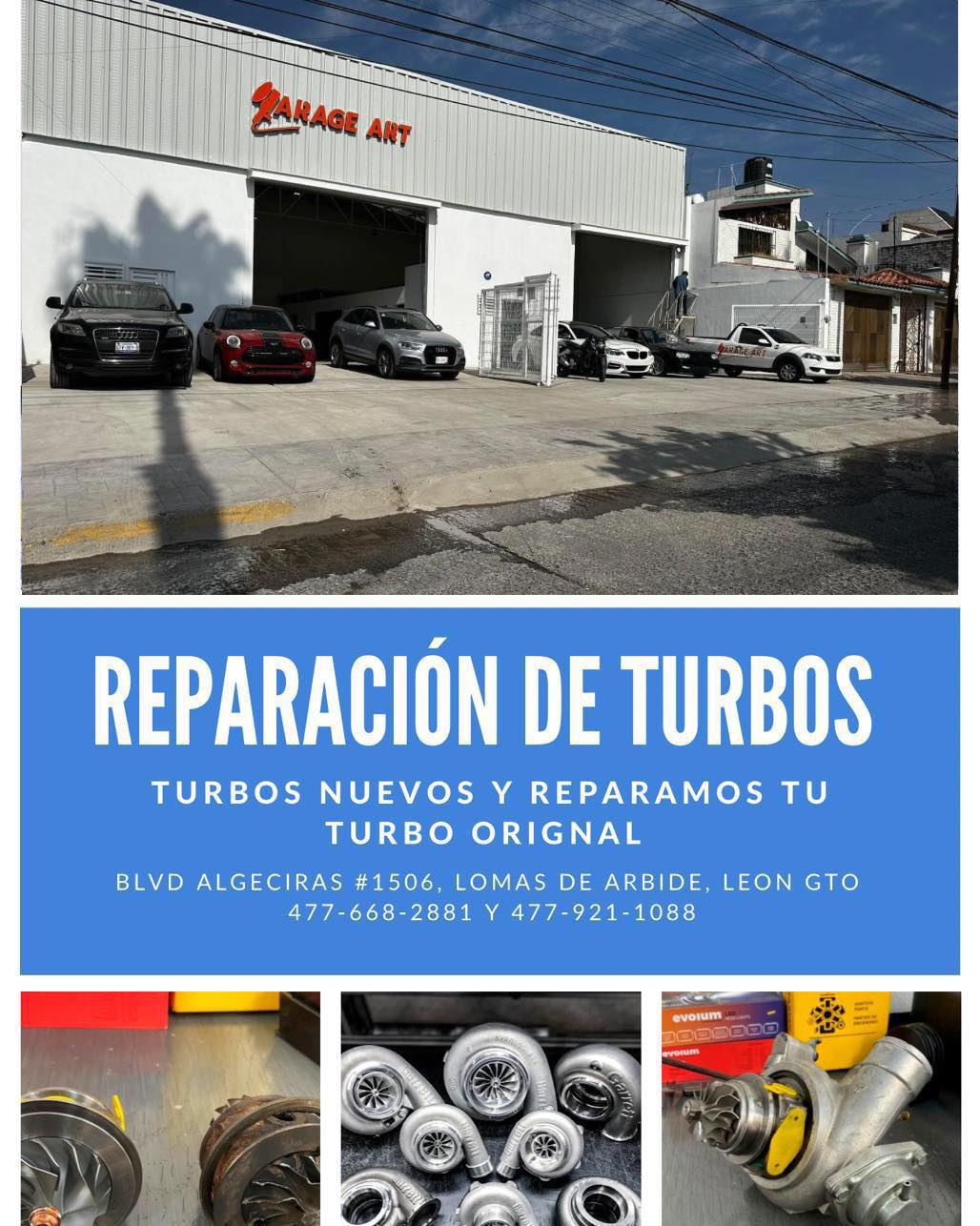 Garage Art Motorsport Facebook ad
