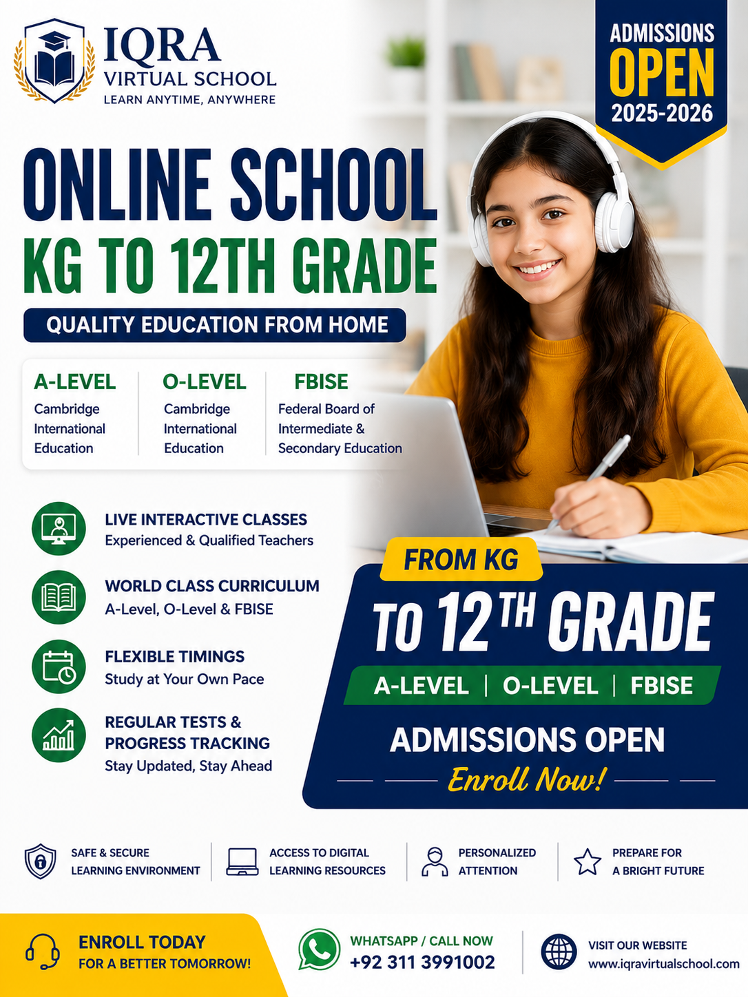 IQRA Virtual School Facebook ad