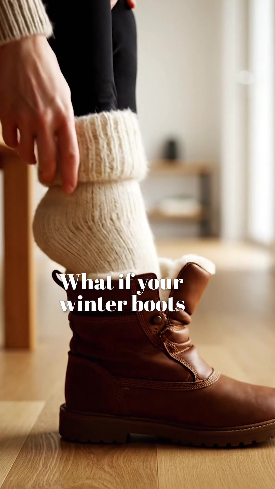 Peak Footwear Facebook ad: Winter Walking Made Easy