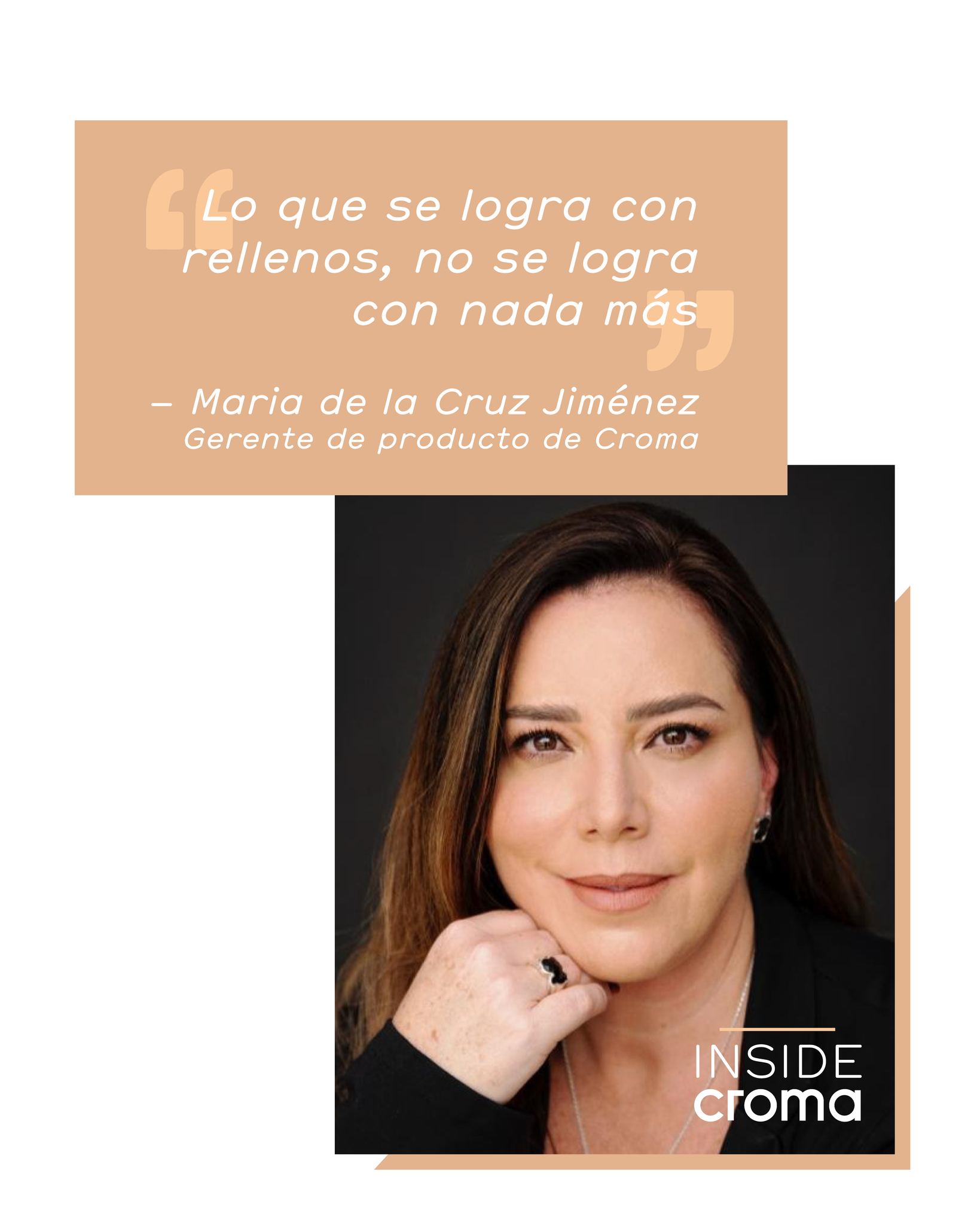 Croma Pharma Centroamérica Facebook ad: Lo que se logra con rellenos, no se…