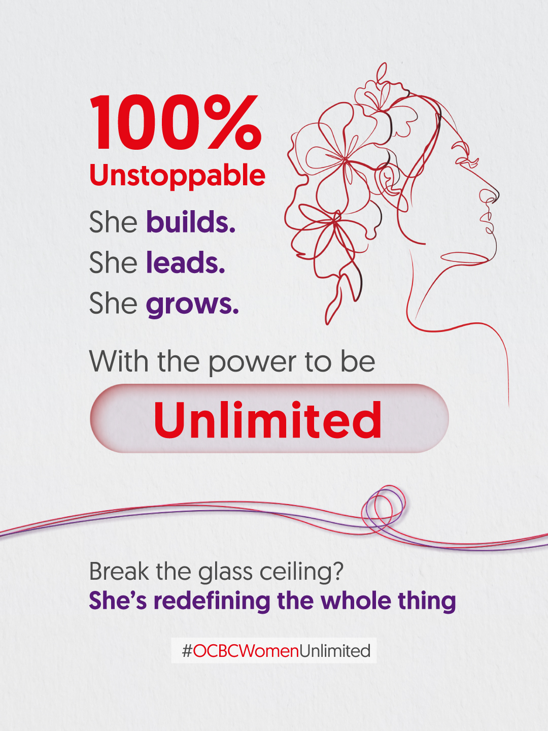 OCBC Facebook ad: This International Women’s Day, we celebrate the women…