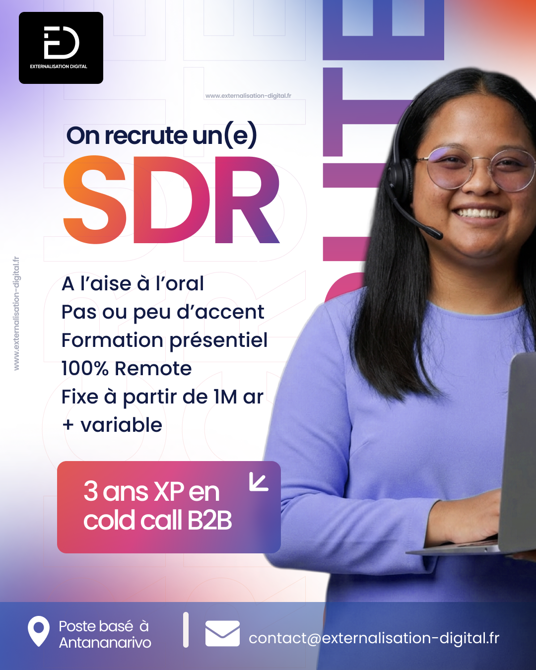 Externalisation Digital Facebook ad