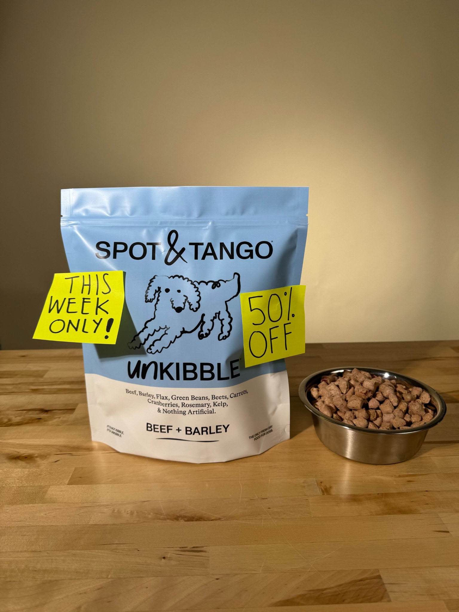 Spot and Tango Facebook ad