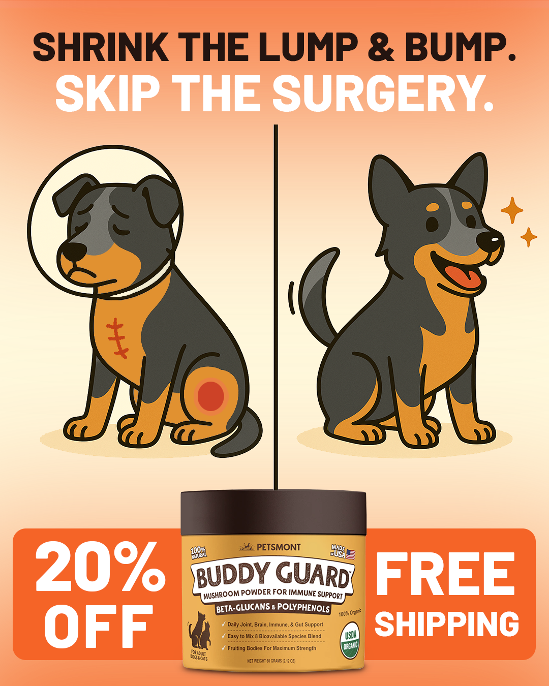 Petsmont Facebook ad