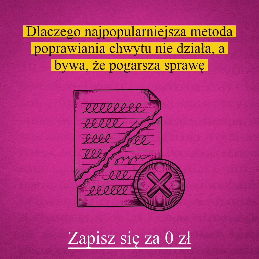 Sonia Michalik psycholog dziecięca Facebook ad: 10 sposobów na poprawny chwyt u dzieci do 7 roku życia