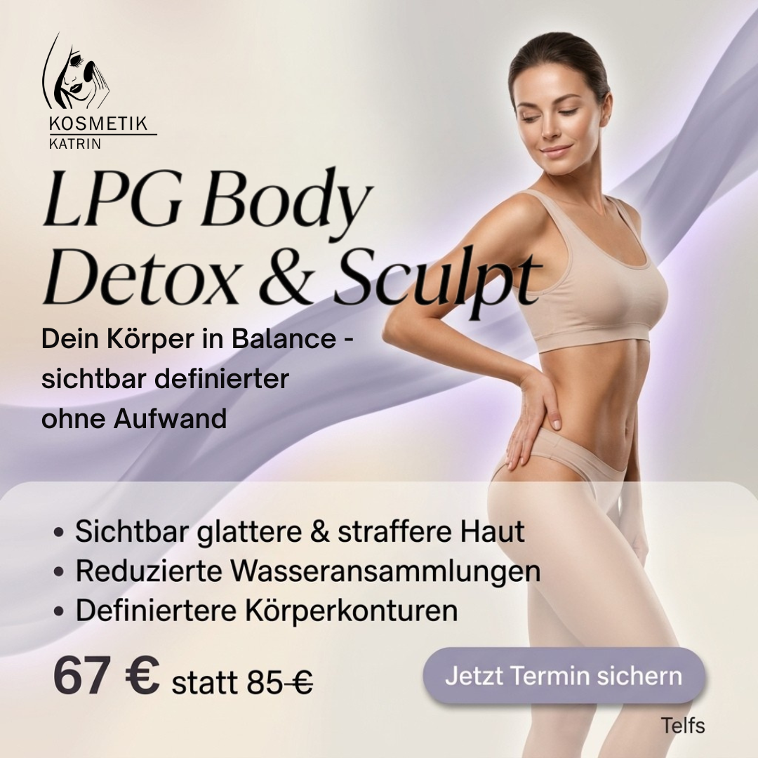 Kosmetik Katrin Facebook ad: EXKLUSIV IN TELFS: LPG BODY DETOX & SCULPT