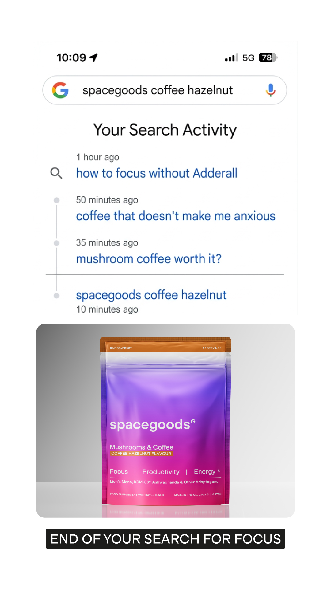 Spacegoods Facebook ad