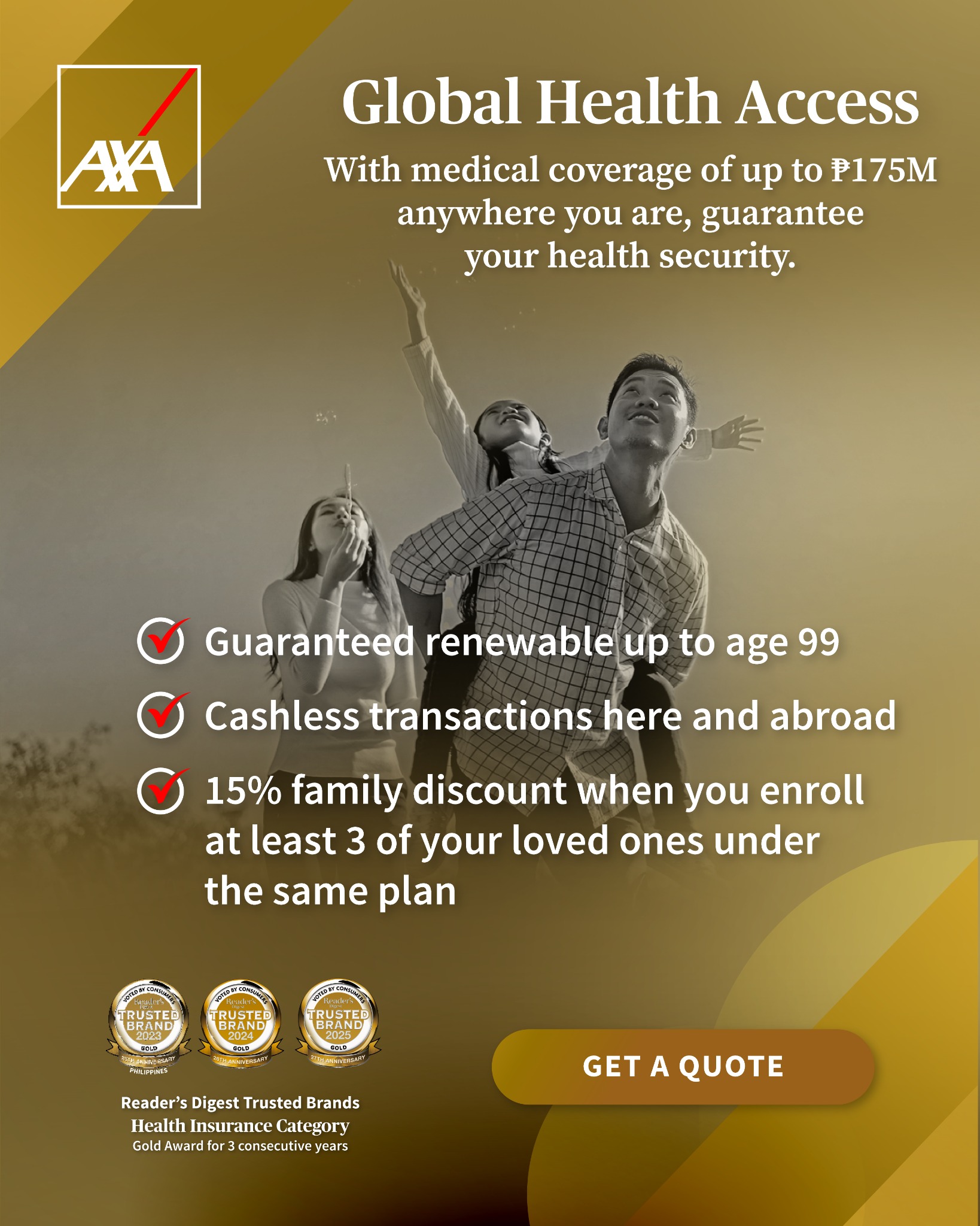 AXA Philippines Facebook ad