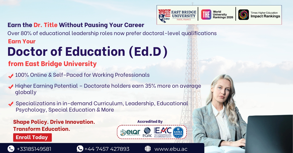 East Bridge University Facebook ad