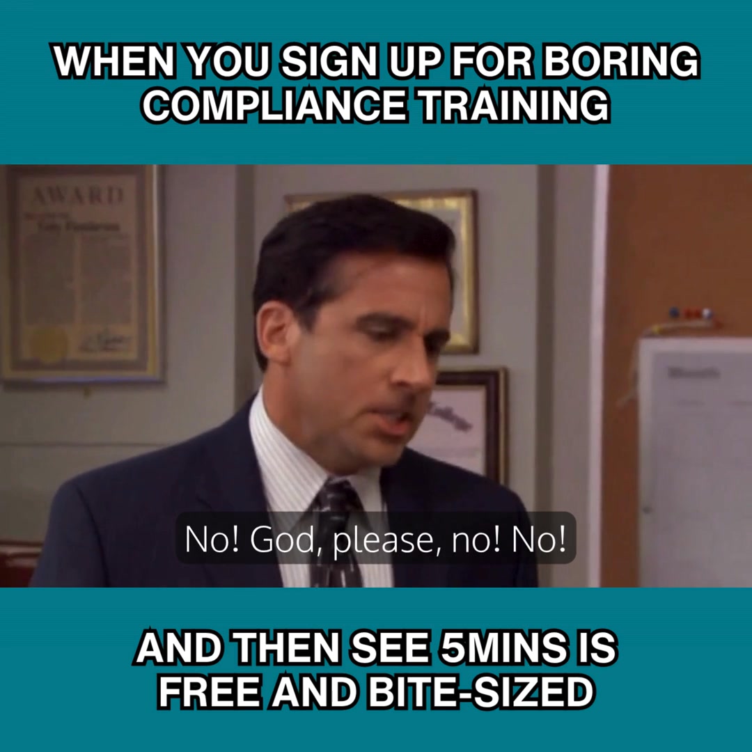5Mins Facebook ad: Access FREE compliance training for your whole team
