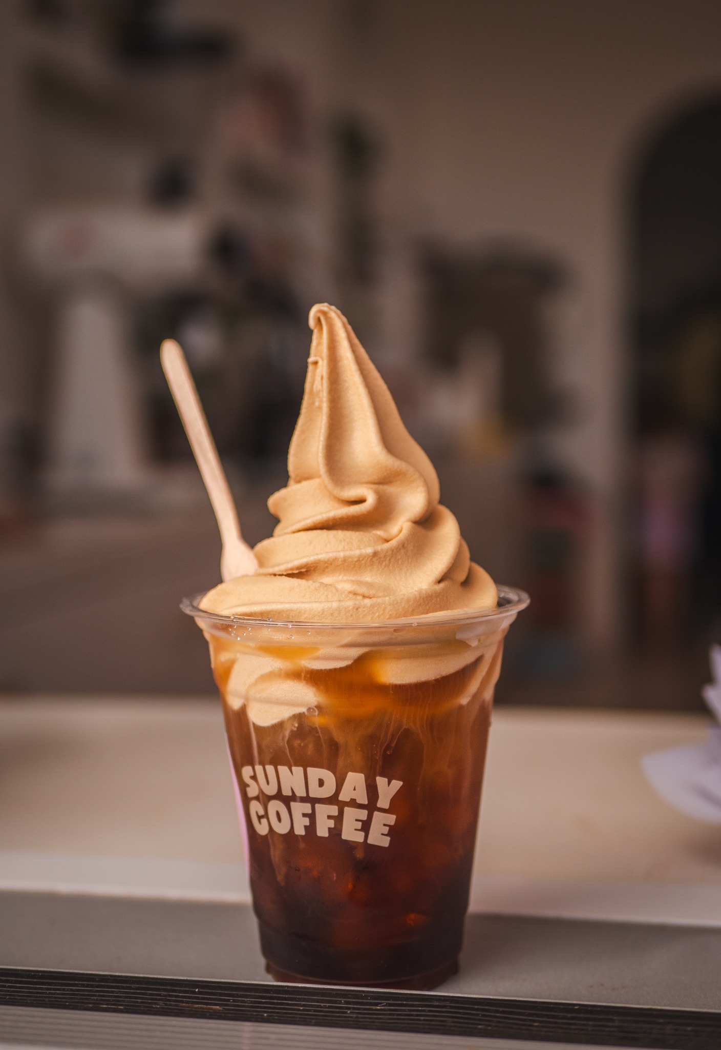 Sunday Coffee & Bagels Facebook ad: Cold Brew on Cold Brew. Because Why Not?