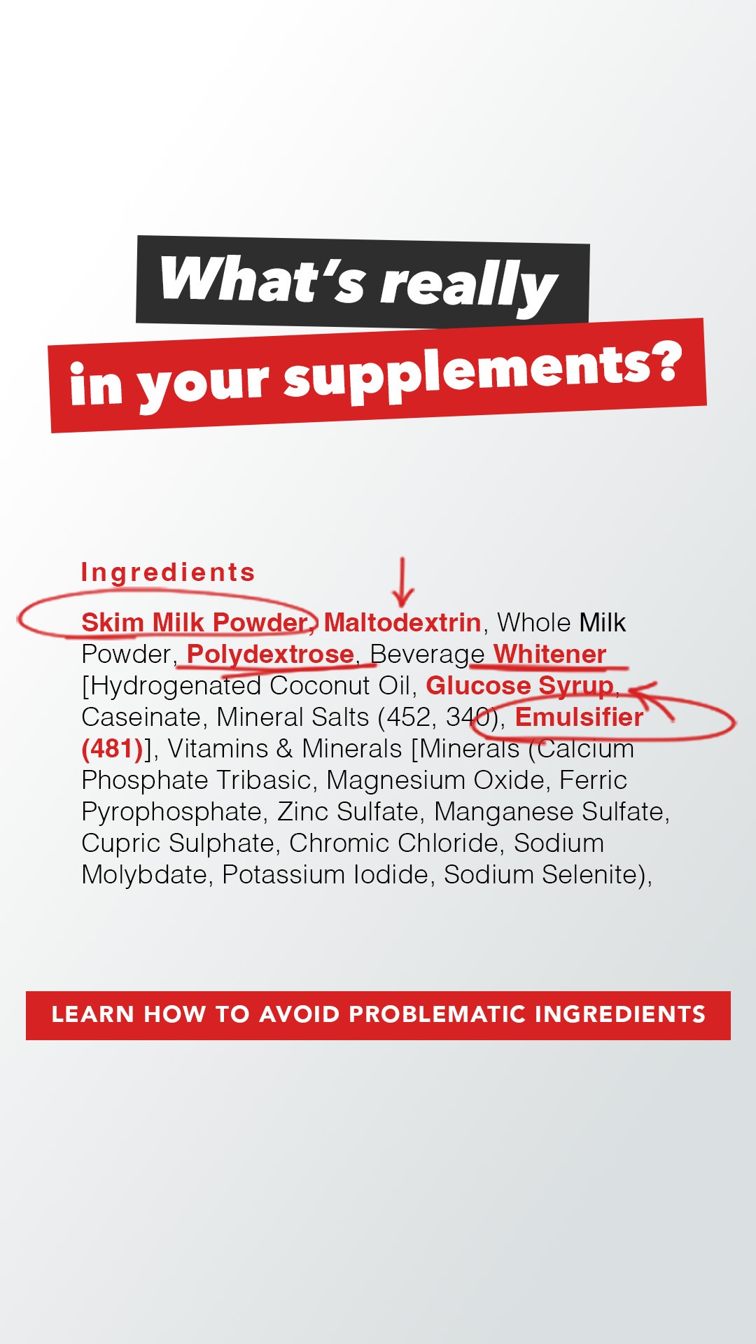 True Protein Facebook ad