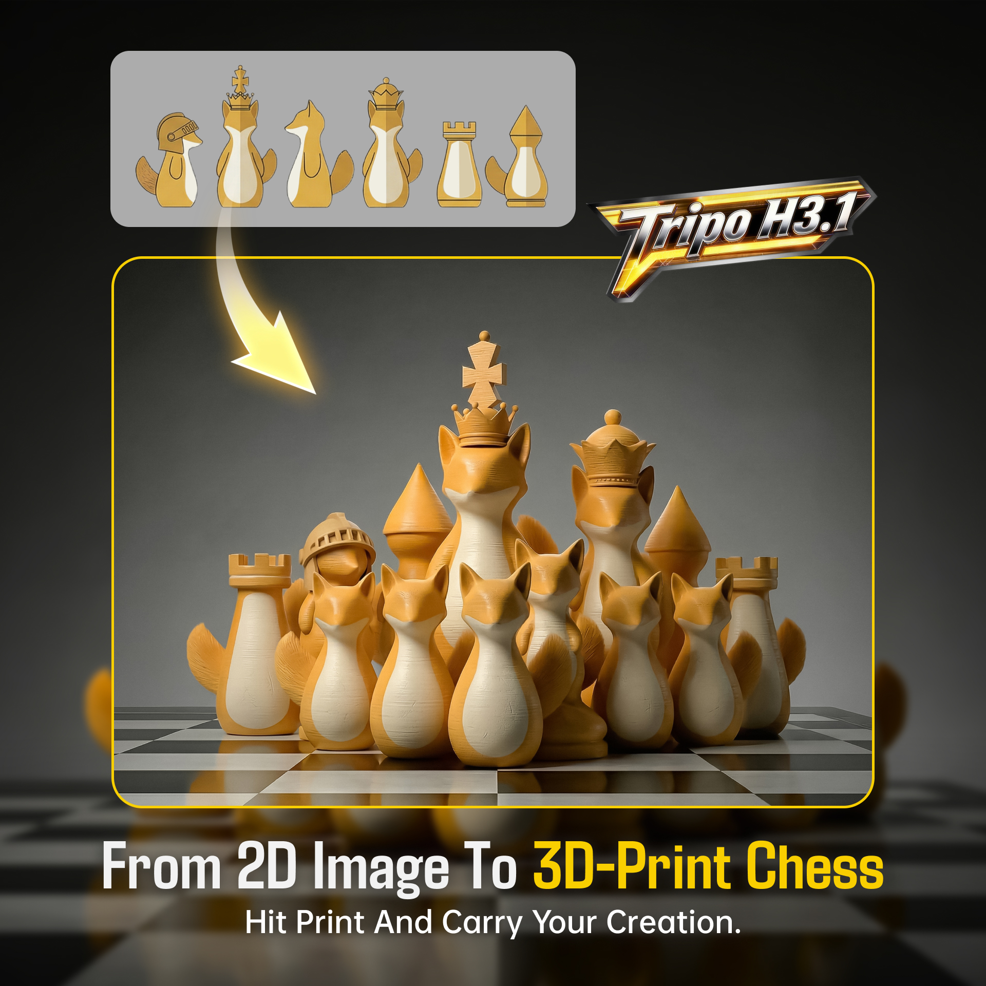 Tripo 3D Facebook ad