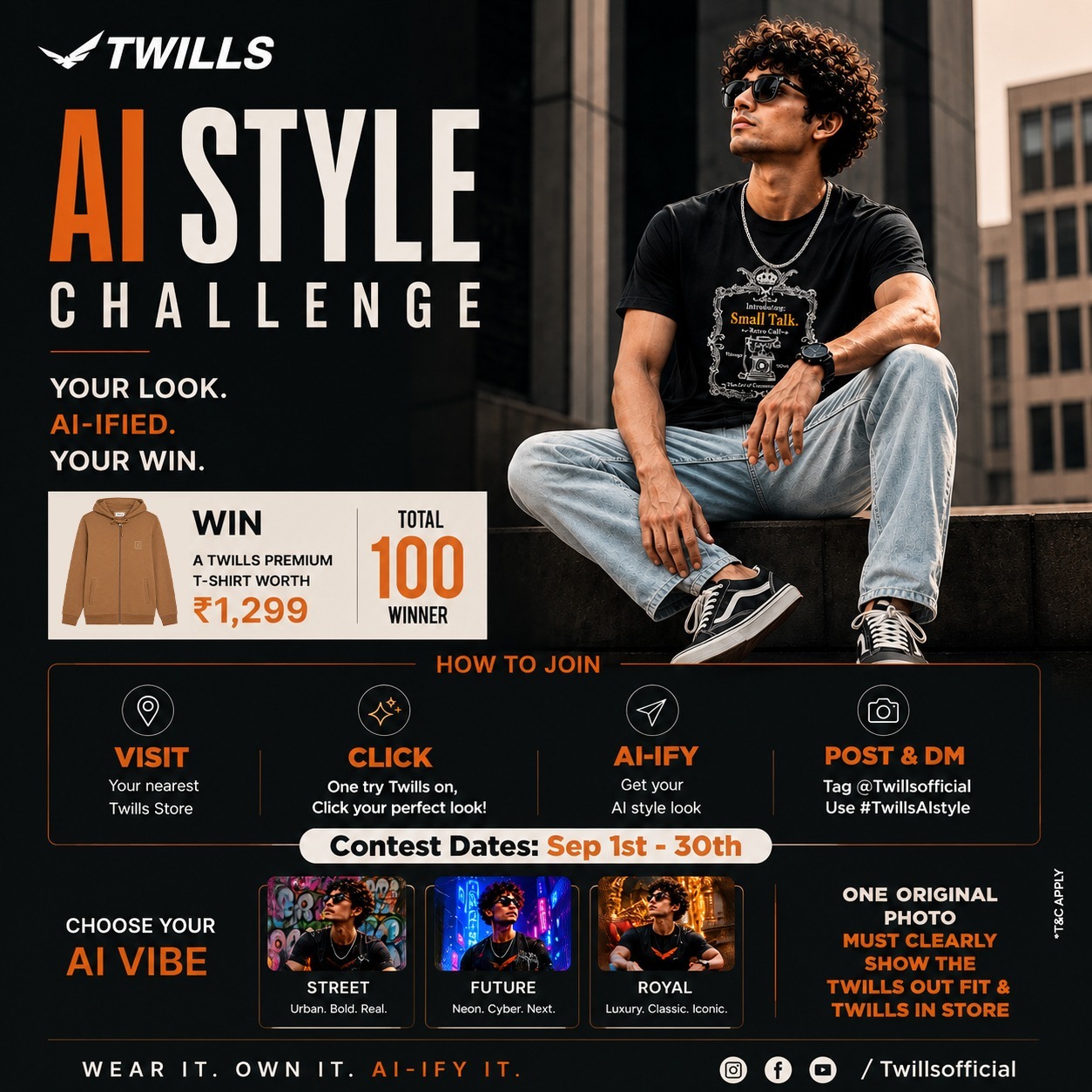 Twills Facebook ad: Check the Description to join the Contest