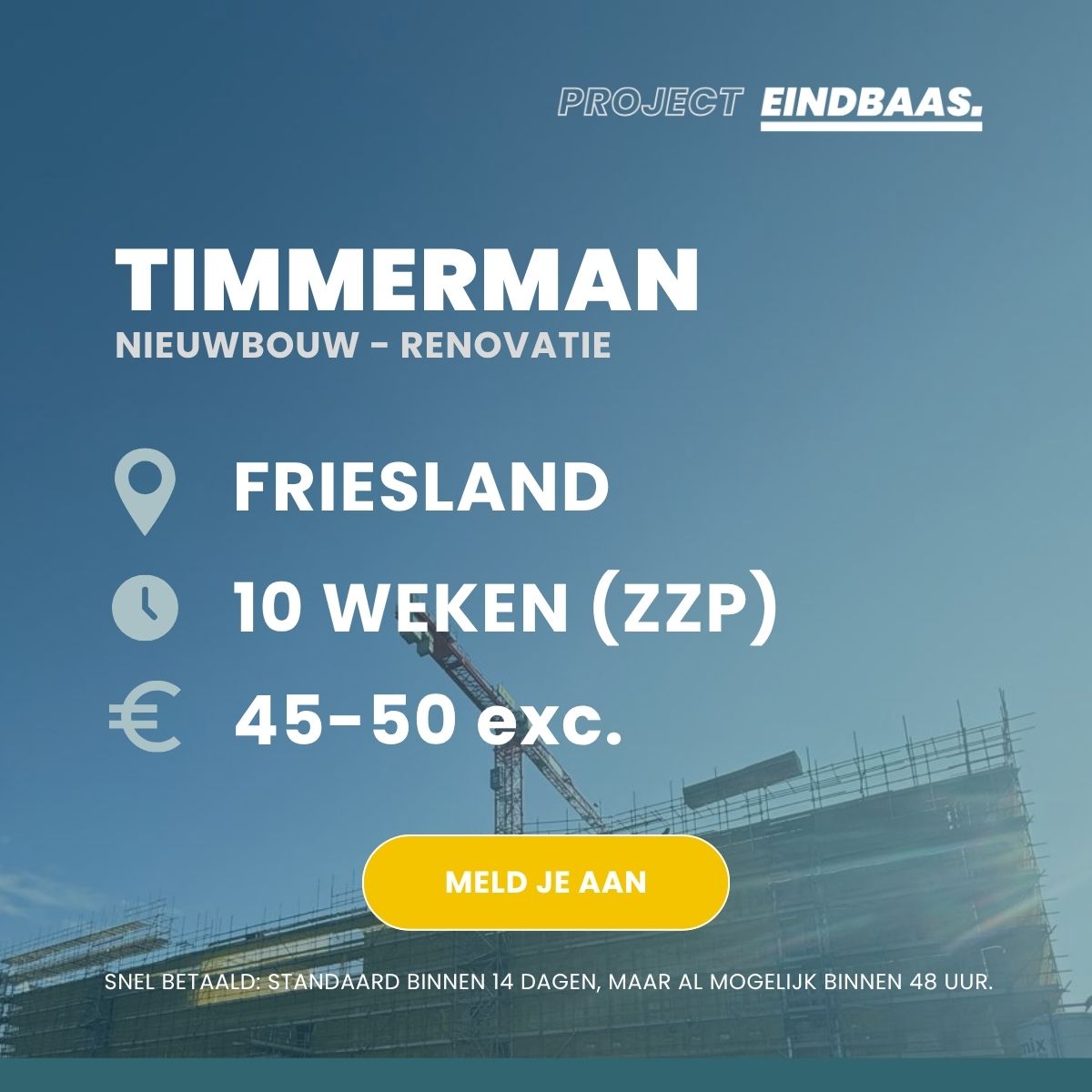 Project Eindbaas B.V. Facebook ad
