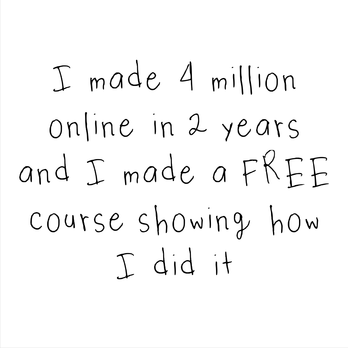 Max Perzon Facebook ad: NEW FREE 12-Hour Course: How I Made $4,000,000 Online