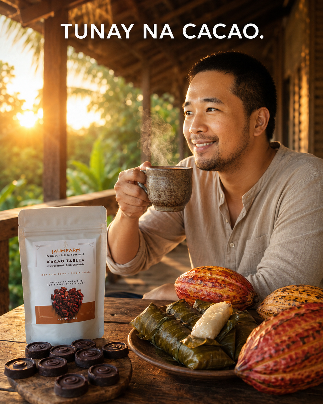 Jaum Farm - From Our Soil to Your Soul Facebook ad: Switch to a Gentler Cup