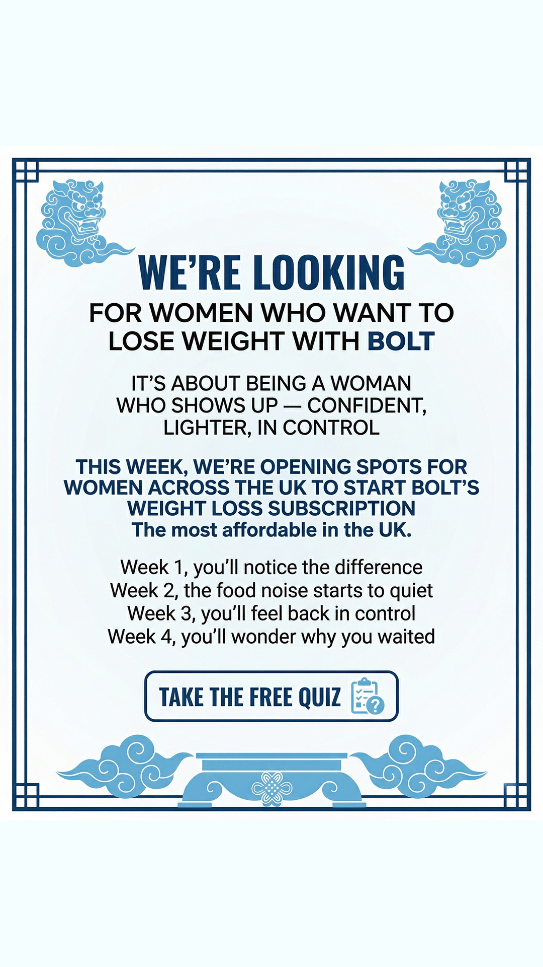 Bolt Pharmacy Facebook ad