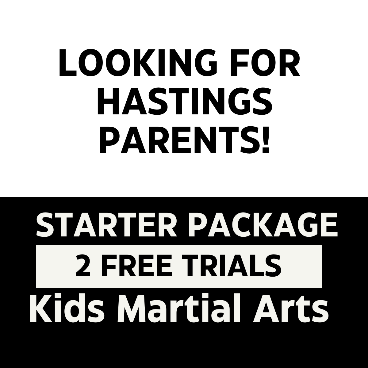 Kupa Martial Arts Facebook ad