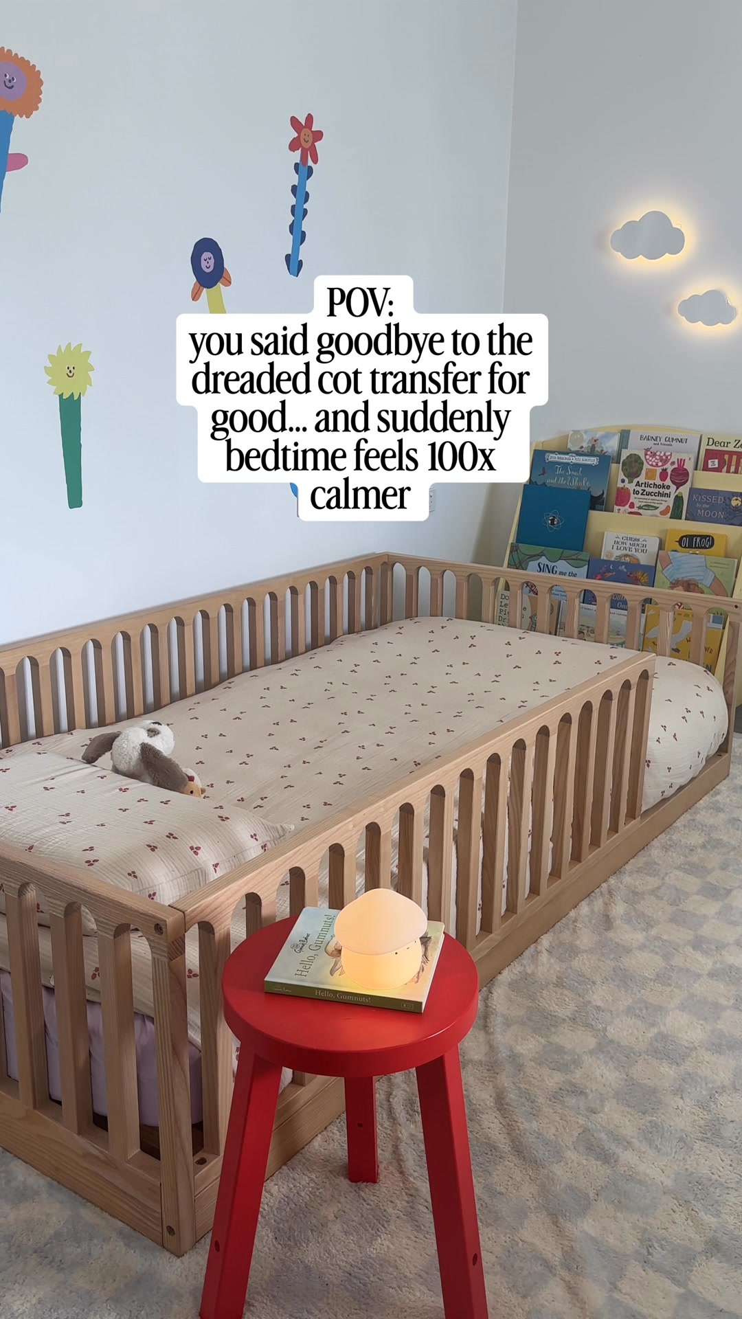 Sacred Bundle Facebook ad: Expert Approved Montessori Kids Floor Bed