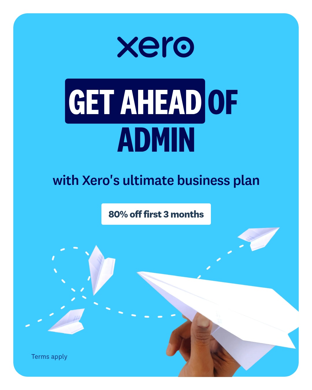 Xero Facebook ad