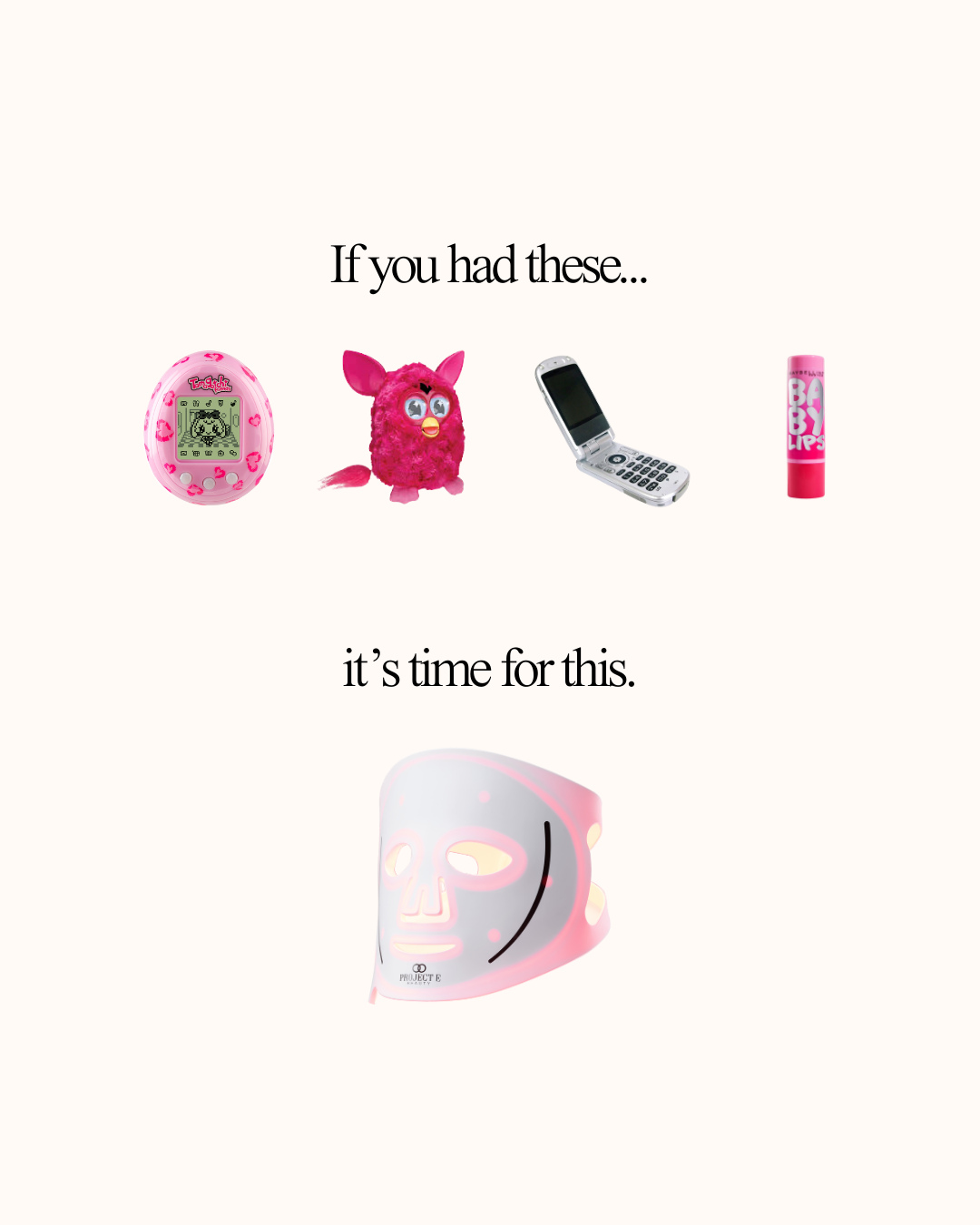 Project E Beauty Facebook ad