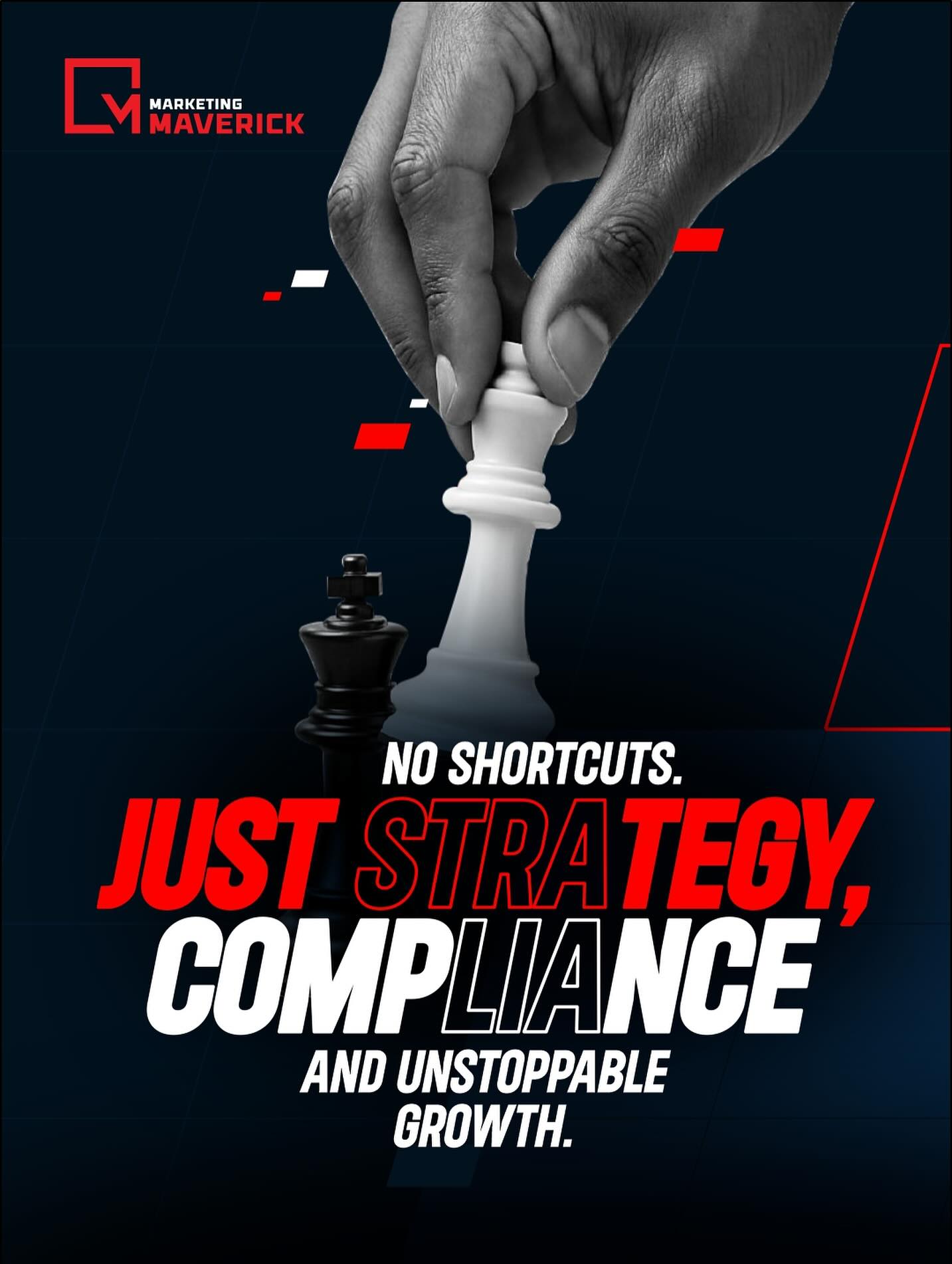 Marketing Maverick Facebook ad: Strategy. Compliance. Growth.