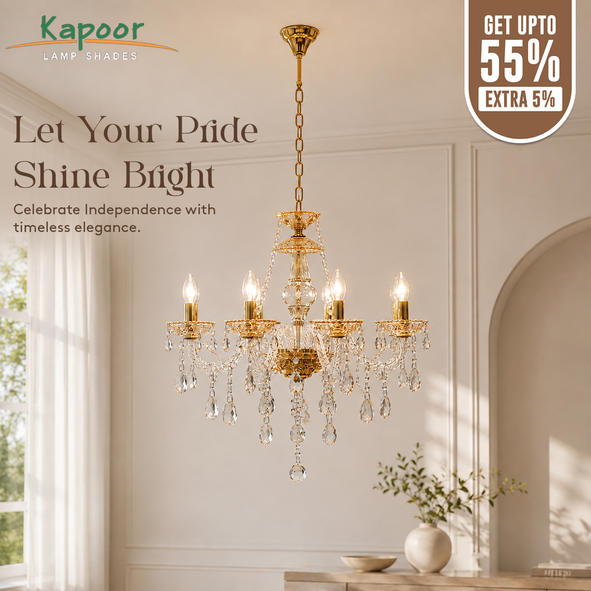 Kapoor Lampshades Facebook ad