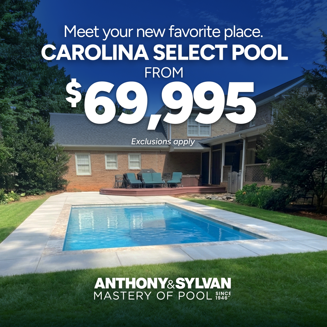 Anthony & Sylvan Pools Facebook ad: Your Backyard’s About to Get an Upgrade