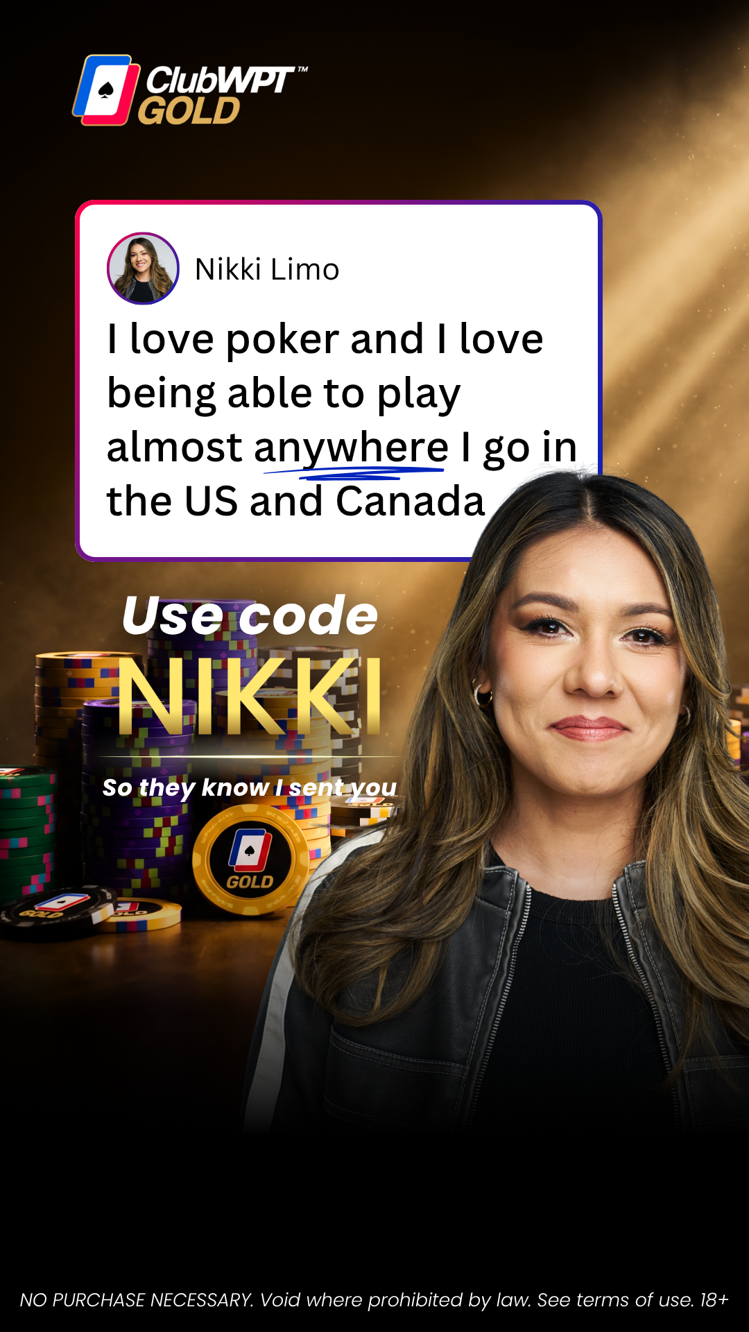 Clubwpt Gold Facebook ad