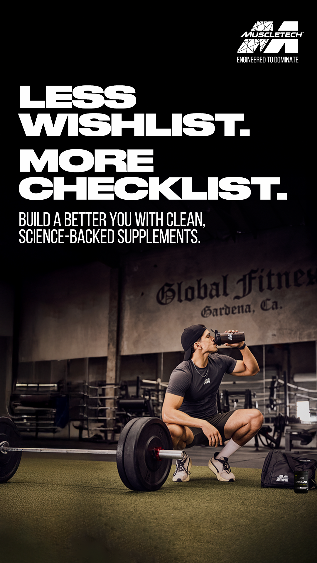 MuscleTech Facebook ad