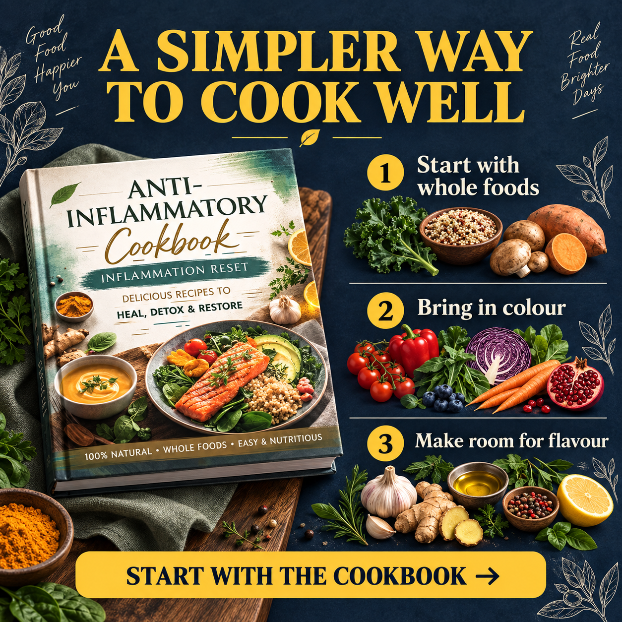 The Gluten Free Pantry Facebook ad: Simple Recipes. Better Everyday Meals