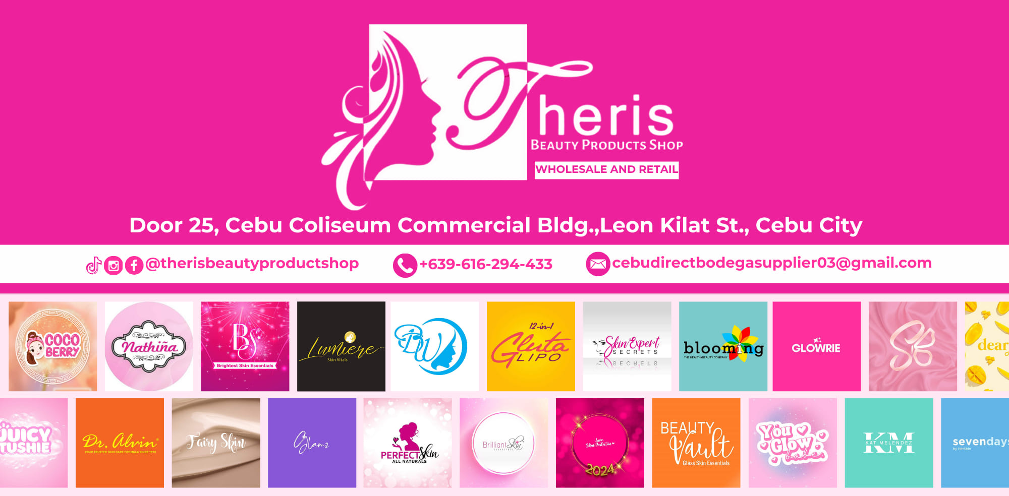 Theris Beauty Product Shop Facebook ad: Start Your Beauty Business With Us!