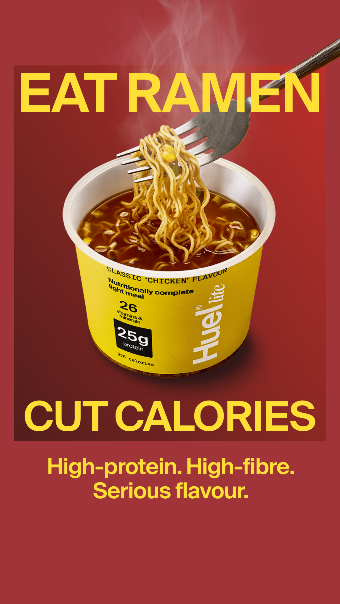 Huel Facebook ad
