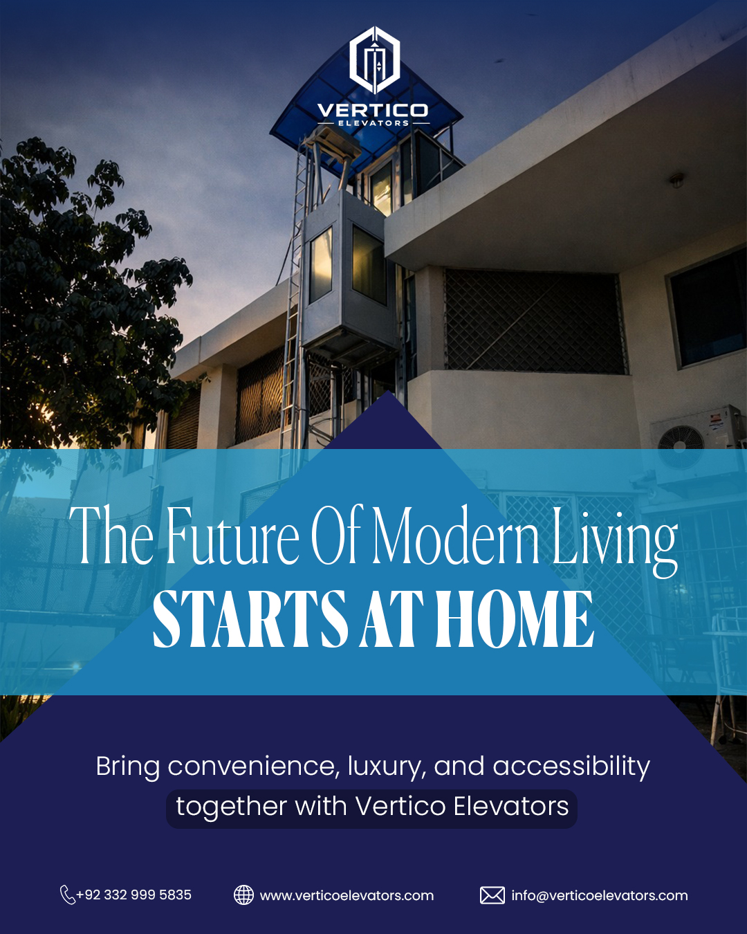 Vertico Elevators Facebook ad