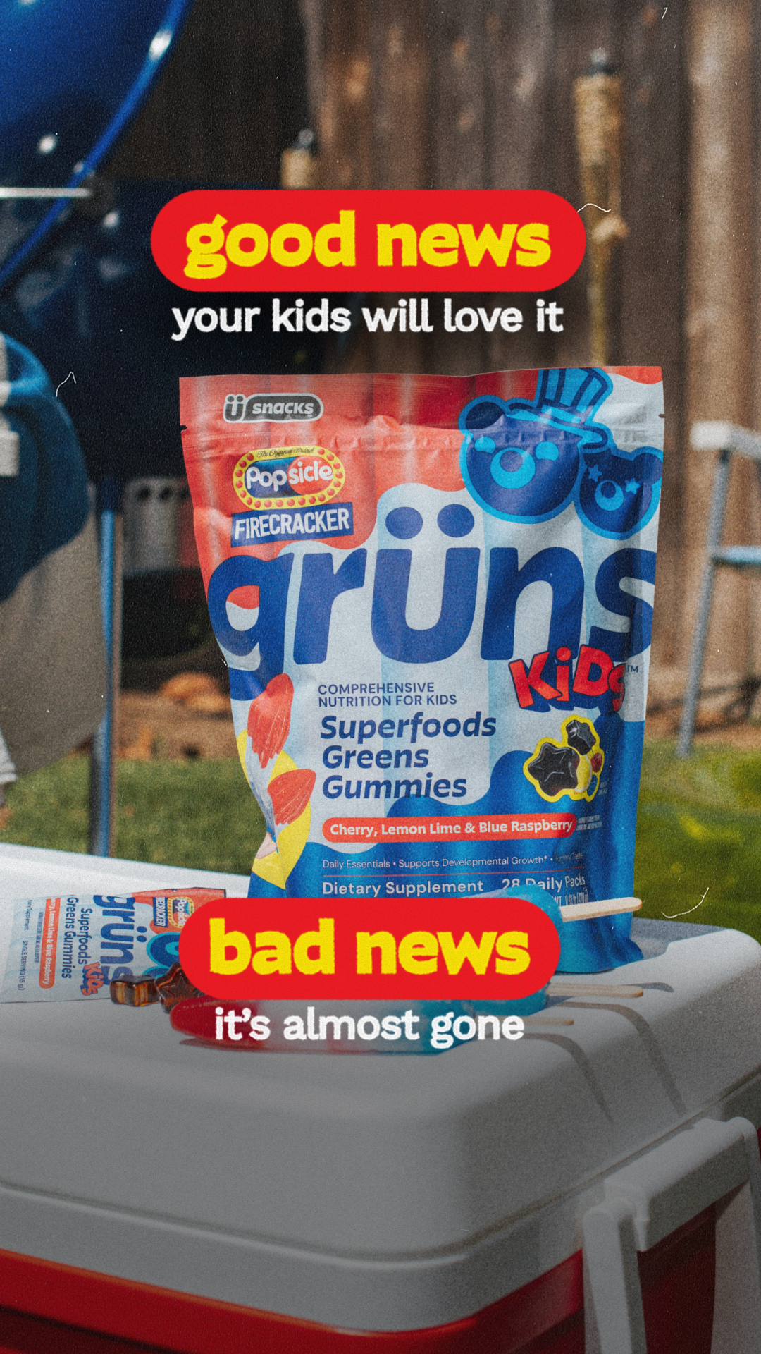 Grüns Kids Facebook ad