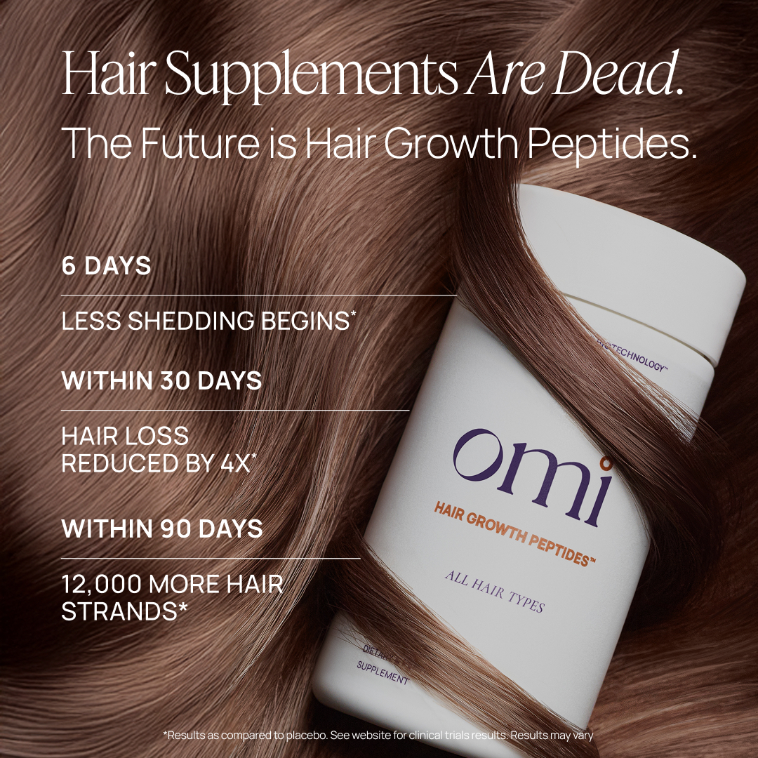 OMI by Naomi Facebook ad: Up to 12,000 more strands in 90 days