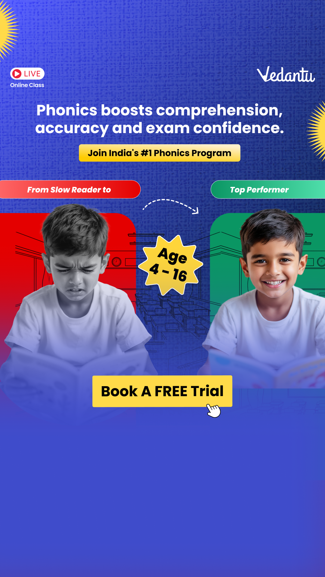 Vedantu SuperKids Facebook ad from Jun 11, 2026